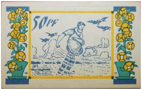 Реверс банкноты 50 пфеннигов (Германия) 1921 года