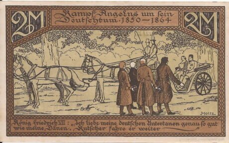 Реверс банкноты 2 marki (Niemcy) 1919