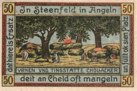Реверс банкноты 50 пфеннигов (Германия) 1920 года