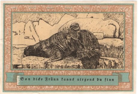 Реверс банкноты 50 fenigów (Niemcy) 1920