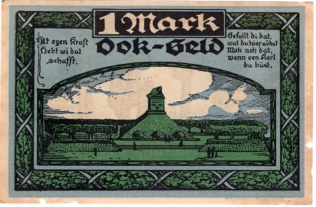 Реверс банкноты 1 marka (Niemcy)