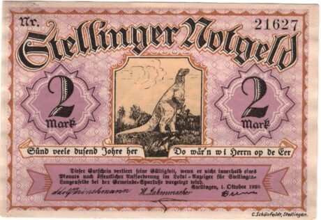 Аверс банкноты 2 marki (Niemcy) 1920