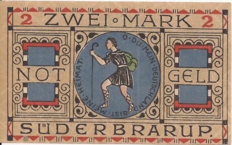 Реверс банкноты 2 marki (Niemcy) 1921