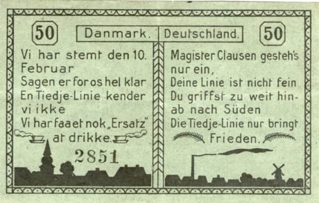 Реверс банкноты 50 fenigów (Niemcy) 1920