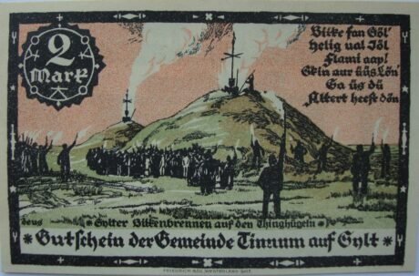 Аверс банкноты 2 marki (Niemcy) 1921