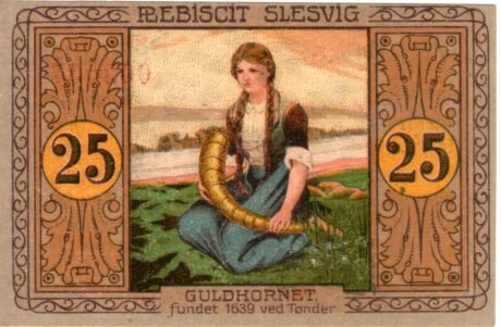 Реверс банкноты 25 fenigów (Niemcy) 1920