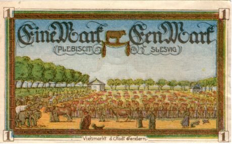 Реверс банкноты 1 marka (Niemcy) 1920