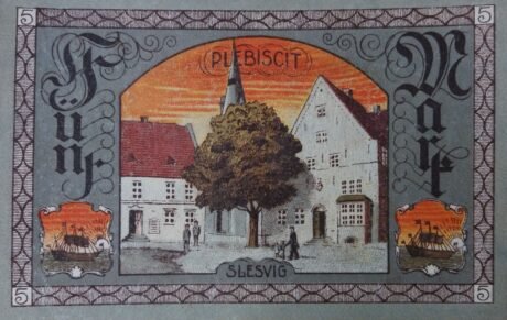 Реверс банкноты 5 marek (Niemcy) 1920