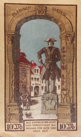 Реверс банкноты 10 marek (Niemcy) 1920