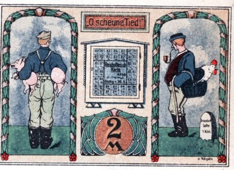 Реверс банкноты 2 marki (Niemcy) 1921