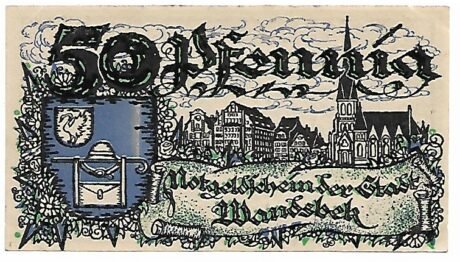 Аверс банкноты 50 пфеннигов (Германия) 1921 года