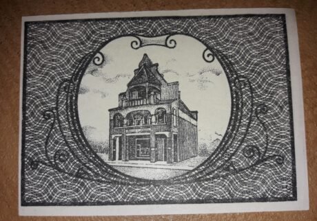 Реверс банкноты 50 fenigów Bankhaus Janßen (Niemcy) 1918