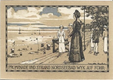 Реверс банкноты 1 marka (Niemcy) 1920