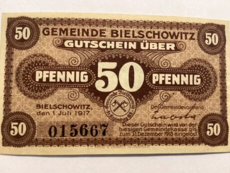 Аверс банкноты 50 пфеннигов (Германия) 1917 года