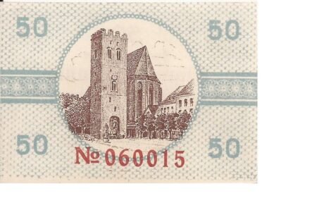 Реверс банкноты 50 fenigów (Niemcy) 1919