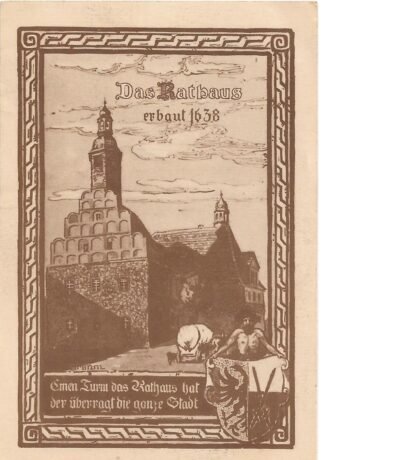 Реверс банкноты 50 fenigów, seria milenijna, numer 7: Konrad III + Fryderyk I (Niemcy) 1921
