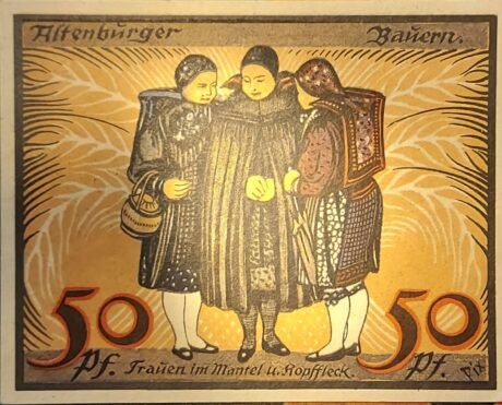 Реверс банкноты 50 пфеннигов (Германия) 1921 года