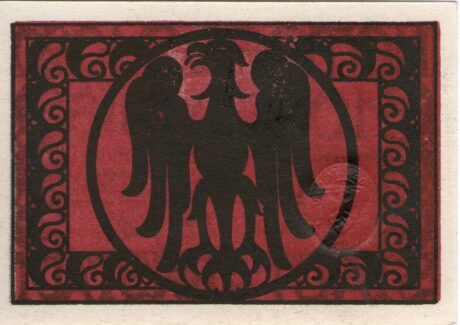 Реверс банкноты 10 fenigów (Niemcy) 1920