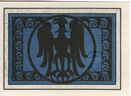 Реверс банкноты 25 fenigów (Niemcy) 1920