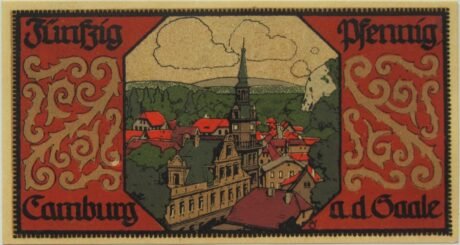 Реверс банкноты 50 fenigów (Niemcy) 1921