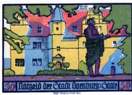 Реверс банкноты 50 fenigów (Niemcy) 1921