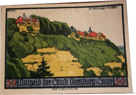 Реверс банкноты 50 fenigów (Niemcy) 1921