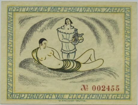 Реверс банкноты 50 fenigów (Niemcy) 1921