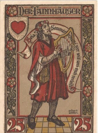 Реверс банкноты 25 fenigów (Niemcy) 1922