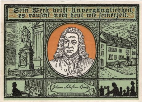 Реверс банкноты 50 fenigów Verlag von Robert Dahms (Niemcy)