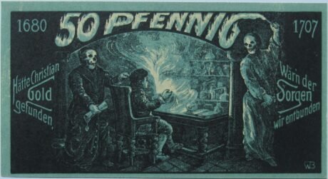 Реверс банкноты 50 fenigów (Niemcy) 1921