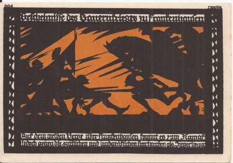 Реверс банкноты 50 fenigów (Niemcy) 1921