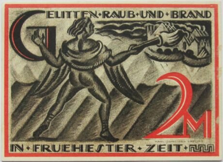 Реверс банкноты 2 marki (Niemcy) 1921