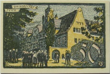 Реверс банкноты 50 fenigów (Niemcy) 1921