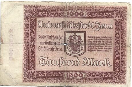 Реверс банкноты 2000000 marek (Niemcy) 1922