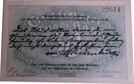 Аверс банкноты 50 fenigów (Niemcy)