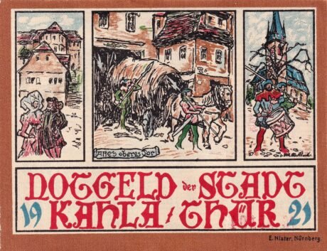 Реверс банкноты 50 fenigów (Niemcy) 1921