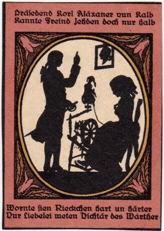 Реверс банкноты 50 fenigów (Niemcy) 1921