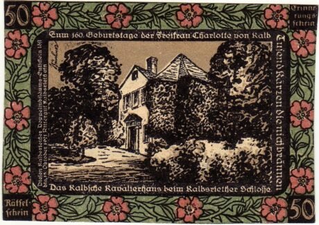 Аверс банкноты 50 fenigów (Niemcy) 1921