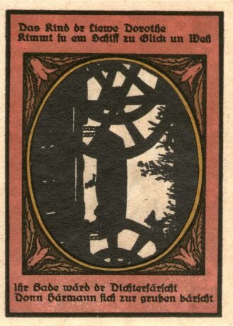 Реверс банкноты 50 fenigów (Niemcy) 1921