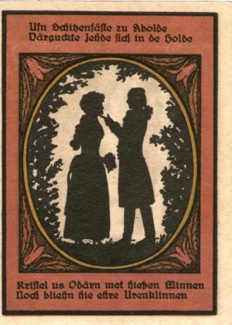 Реверс банкноты 50 fenigów (Niemcy) 1921