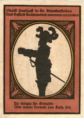 Реверс банкноты 50 fenigów (Niemcy) 1921