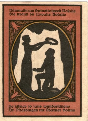 Реверс банкноты 50 fenigów (Niemcy) 1921