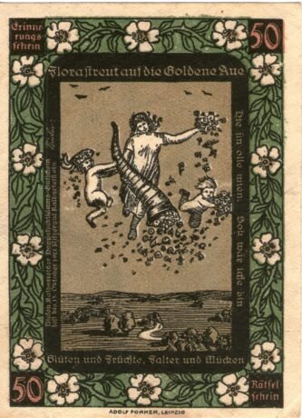 Аверс банкноты 50 fenigów (Niemcy) 1921