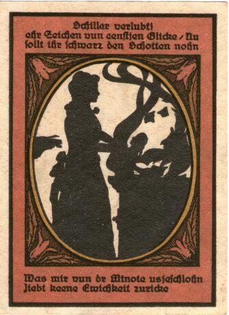 Реверс банкноты 50 fenigów (Niemcy) 1921