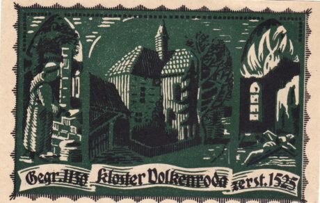 Реверс банкноты 25 fenigów (Niemcy) 1922