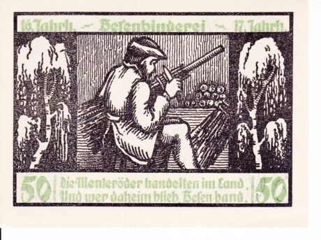 Реверс банкноты 50 fenigów (Niemcy) 1921