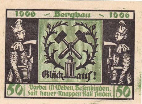 Реверс банкноты 50 fenigów (Niemcy) 1921