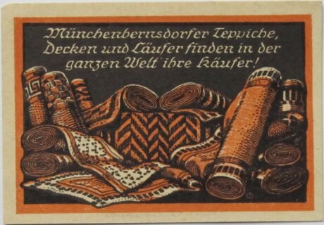 Реверс банкноты 50 fenigów (Niemcy)