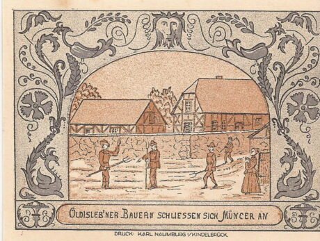 Реверс банкноты 50 fenigów (Niemcy) 1921