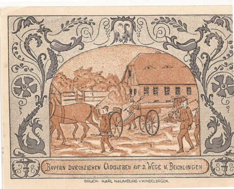 Реверс банкноты 50 fenigów (Niemcy) 1921